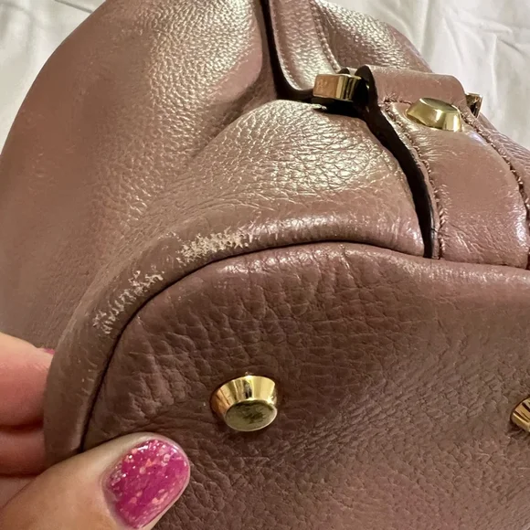 Michael Kors Brown Leather Shoulder Bag - Picture 6 of 16